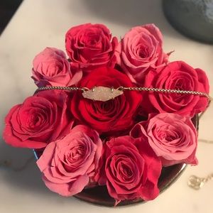 Gold Kendra Scott Drusy Necklace